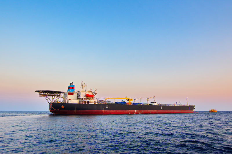 FPSO facility in ocean