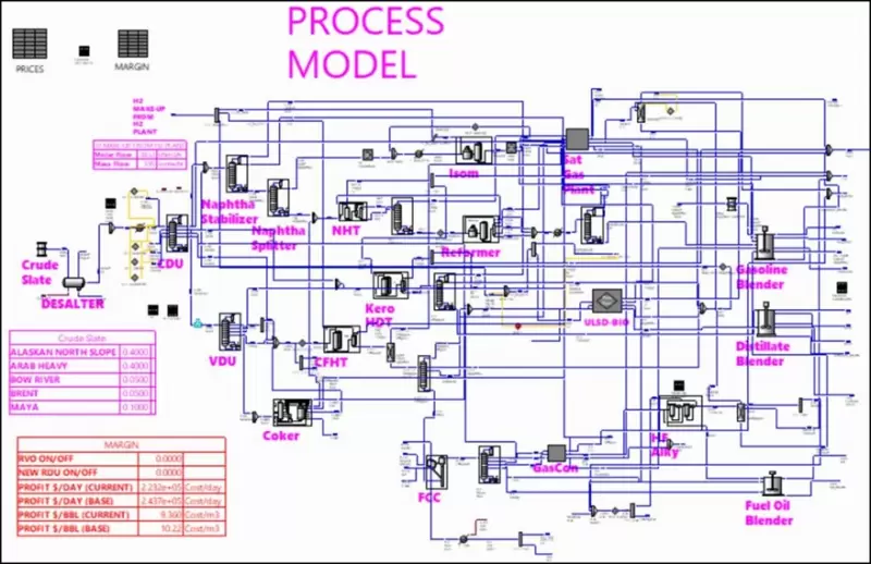 Petro-SIM Process Model