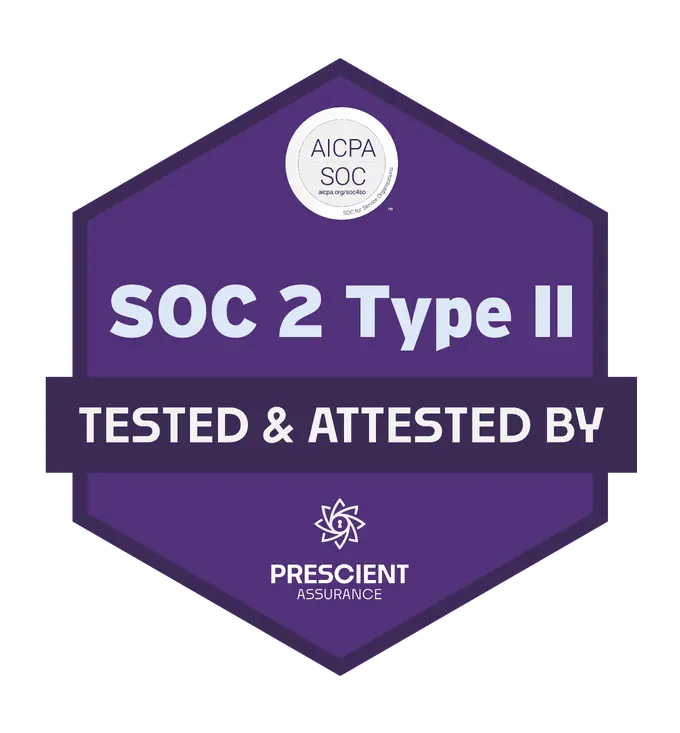 SOC II Type 2 compliance mark