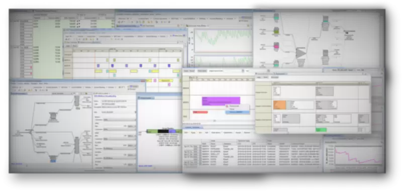 Visual MESA Supply Chain Scheduling Visualization